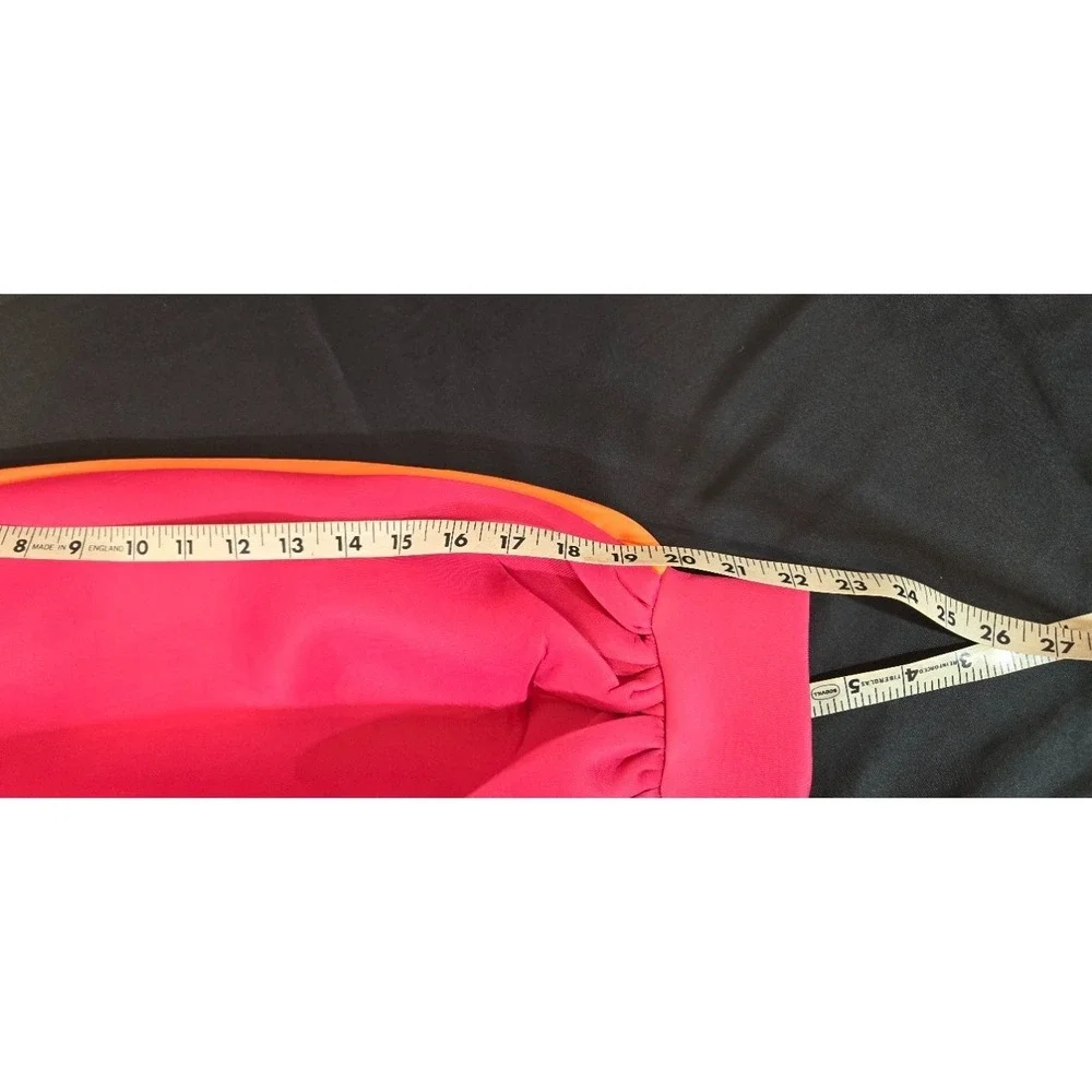 XPlus Costume Shirt Dress Orange and Pink